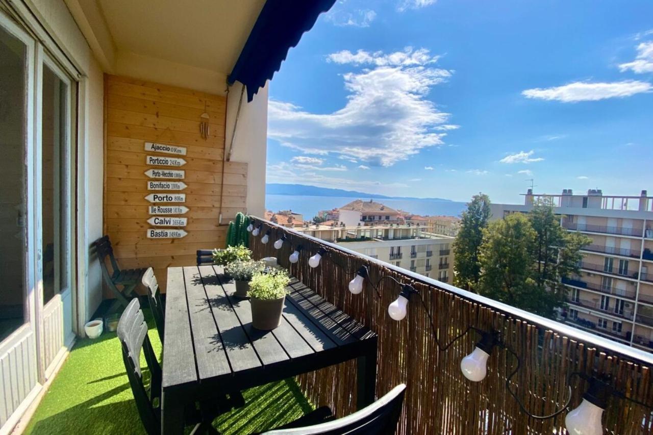 Apartament Vue Mer Au Carre D'Or De Ajaccio - Parking, Wifi Zewnętrze zdjęcie